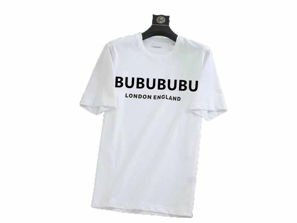 

Famous Mens High Quality T Shirt Letter Print Round Neck Short Sleeve Black White Fashion Men Women Tees Clothing Size -XXL, Black#1