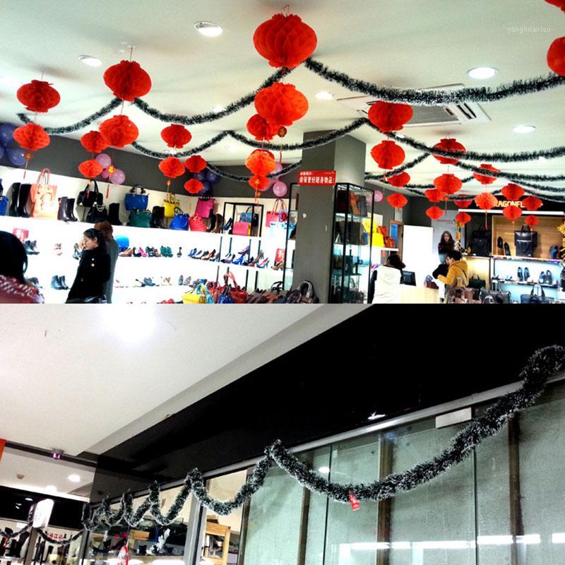 

Christmas Decorations Party Pine Garland Ribbon String Xmas Tree Hanging Ornament Decoration 6691