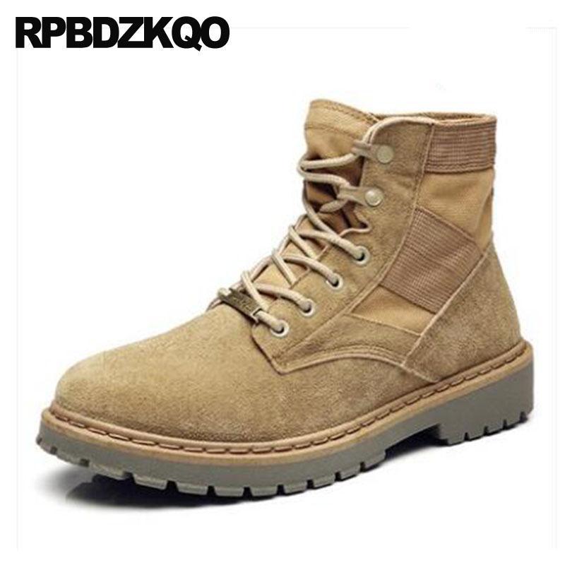 

Canvas Shoes Suede Warm Short Fall Designer Ankle Army Tactical Winter Boots Men With Fur Combat Booties Desert Cheap1, Black