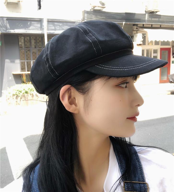 

New fashion Solid color beret versatile classic with a little elastic hats fashion three beret woman's casual hat high quality c1