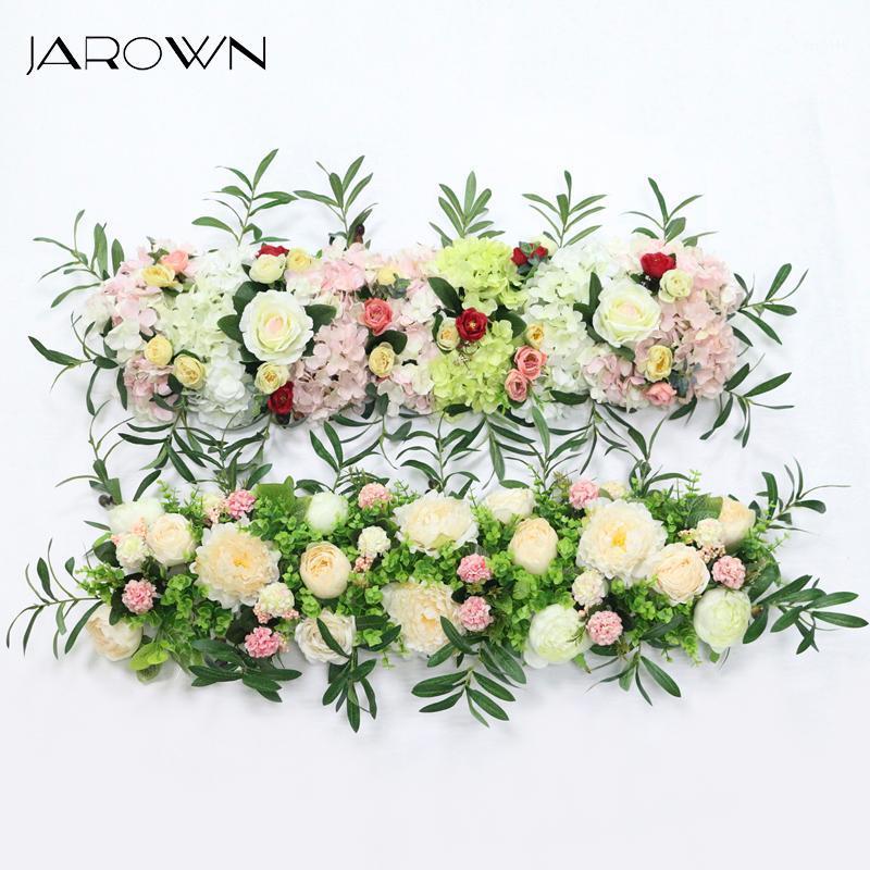 

JAROWN Simulation Plant Flower Row Flower Wall Wedding Arrangement Decor DIY Pavilion Decor Arch Flowers Window Showcase Flores1