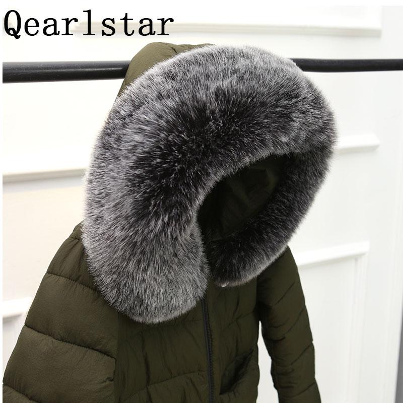 

Women Winter Faux Fur Scarf Luxury Hairy Soft Shawl down coat Hood Fur Decor Men Kids Faux scarves High Quality WME03-2