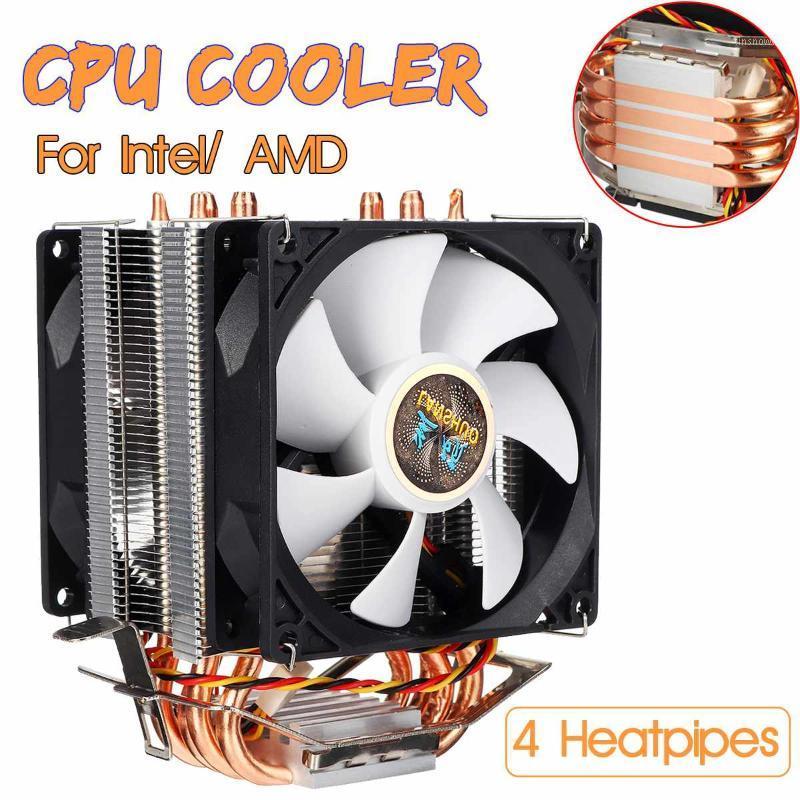 

LGA 2011 3Pin 4 Heatpipes CPU Cooler Quiet Dual Fan Cooling Heatsink Radiator For Intel 1150/1151/1155/1156/1366/775 AMD X79 X991