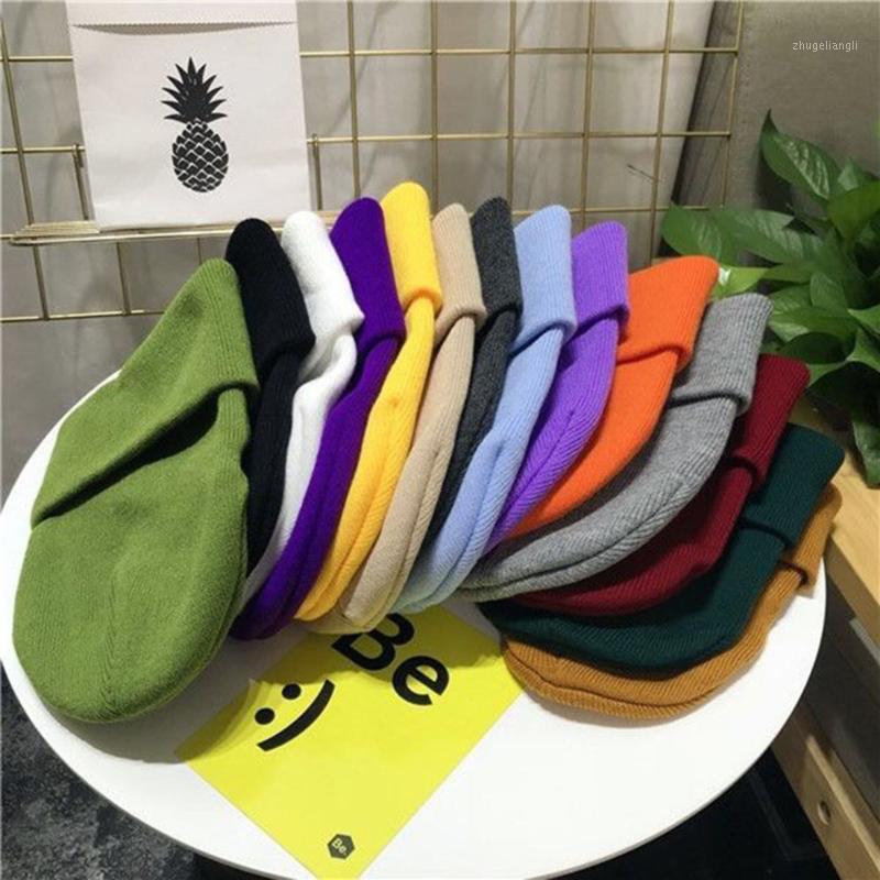 

Hat beanie Acrylic wool cap for men and women, autumn and winter knit cap can be customized 21