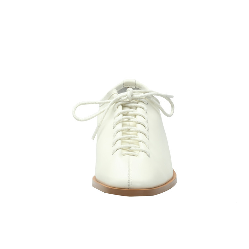 

2021 New Arrival Unique Genuine Shoes Spring Fall Solid for Woman U0G8, Rice white
