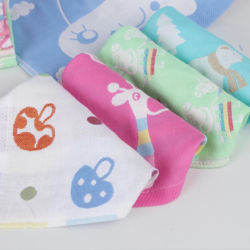 

26x26cm 100% cartoon cotton child towel Hand Towel wholesale Home Cleaning Face for baby for Kids High Quality Bath Set, Random pattern