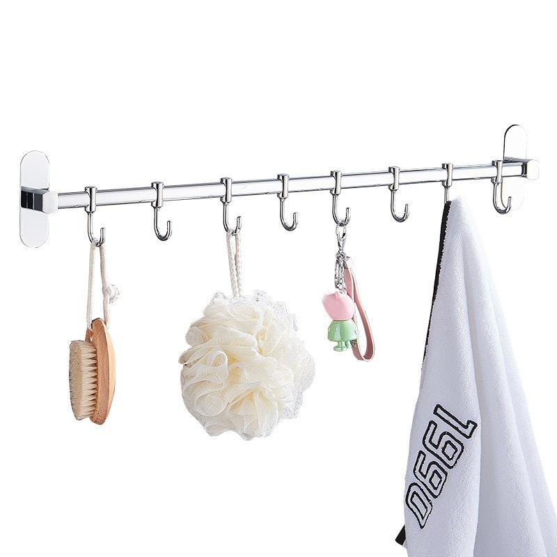 

1PC Wall-mounted Towel Rack Holder Towel Bar Bathroom Shelf for Bathroom Kitchen
