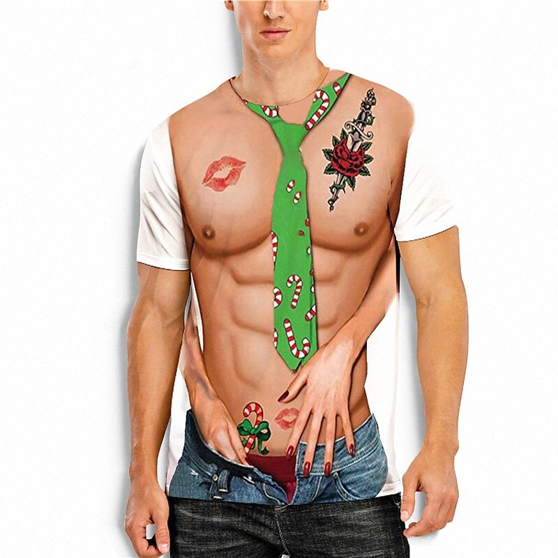 T-shirt Hommes 3D Imprimer dessin animé 3D 3D imprimé à manches courtes Tops Daily Mode Casual Blanc 33C1 #