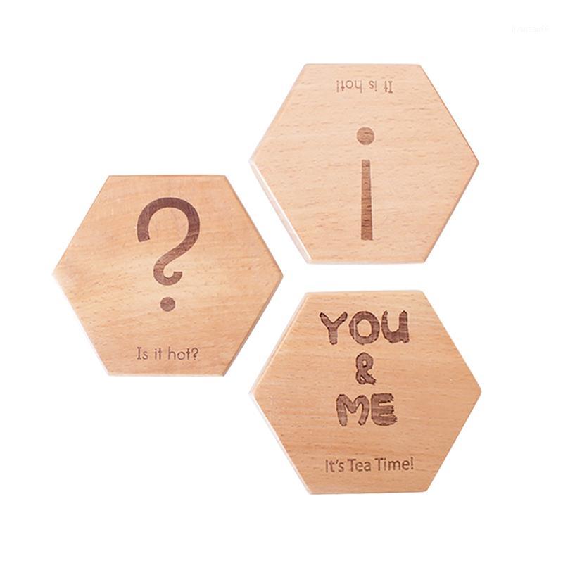 

Solid Wood Anti-slip Insulation Pad Japanese-style Diamond Placemat Household Kitchen Pot PadA11