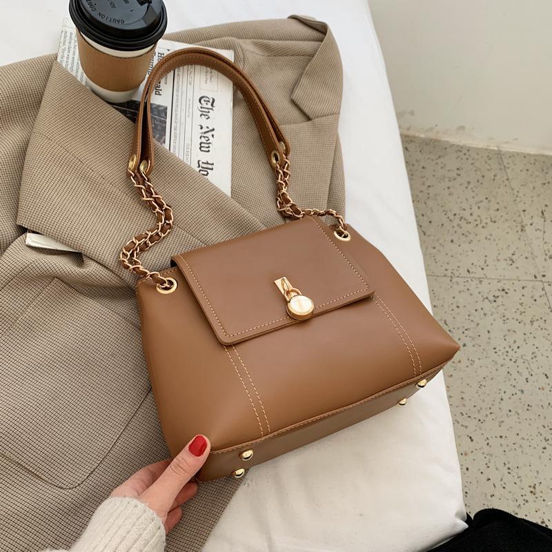 

PU Leather Women's Shoulder Bag 2021 New Luxury Female Shopping Tote Bag Desginers Large Capacity Women Travel Tote Handbags, Black