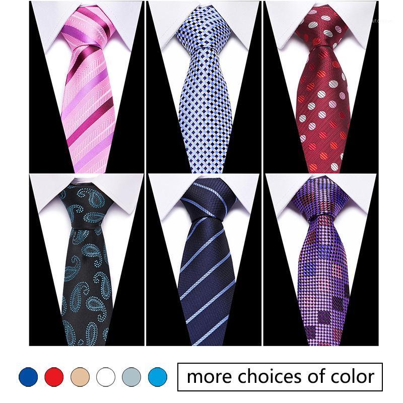 

Fashion Men Tie Luxury Gold Blue Black Striped Paisley Silk Tie For Men Designer Gift Wedding necktie1