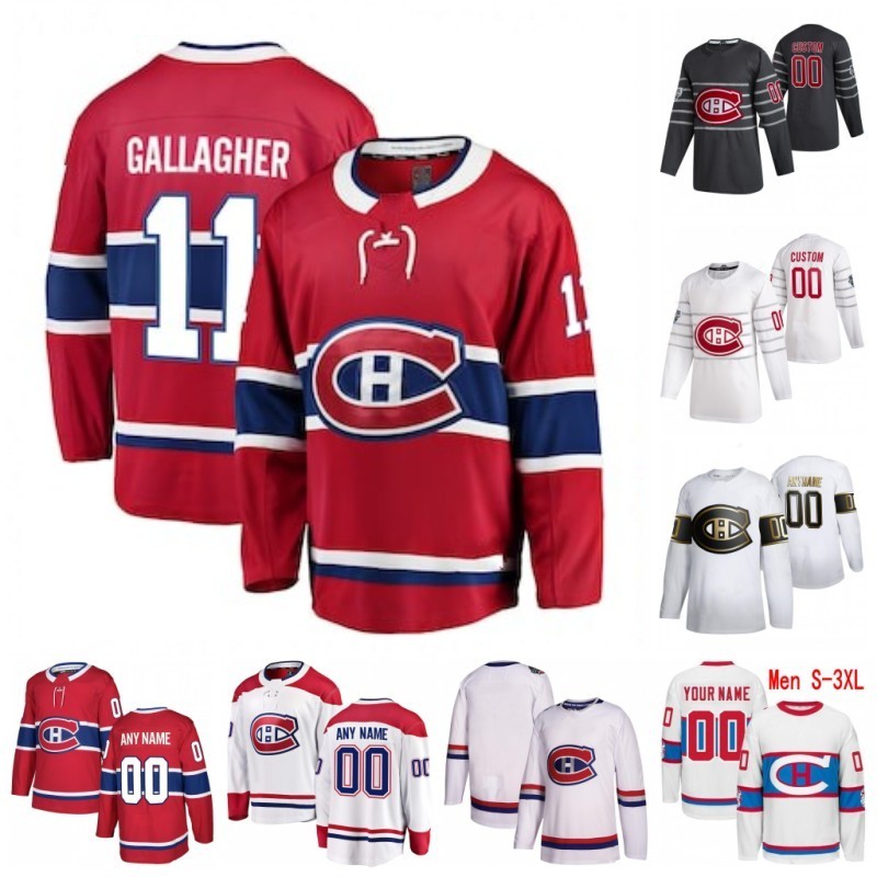 

Custom Montreal Canadiens Artturi Lehkonen Brendan Gallagher Brett Kulak Christian Folin Antti Niemi Ben Chiarot 2020 Hockey Jersey Stitched, Black;red