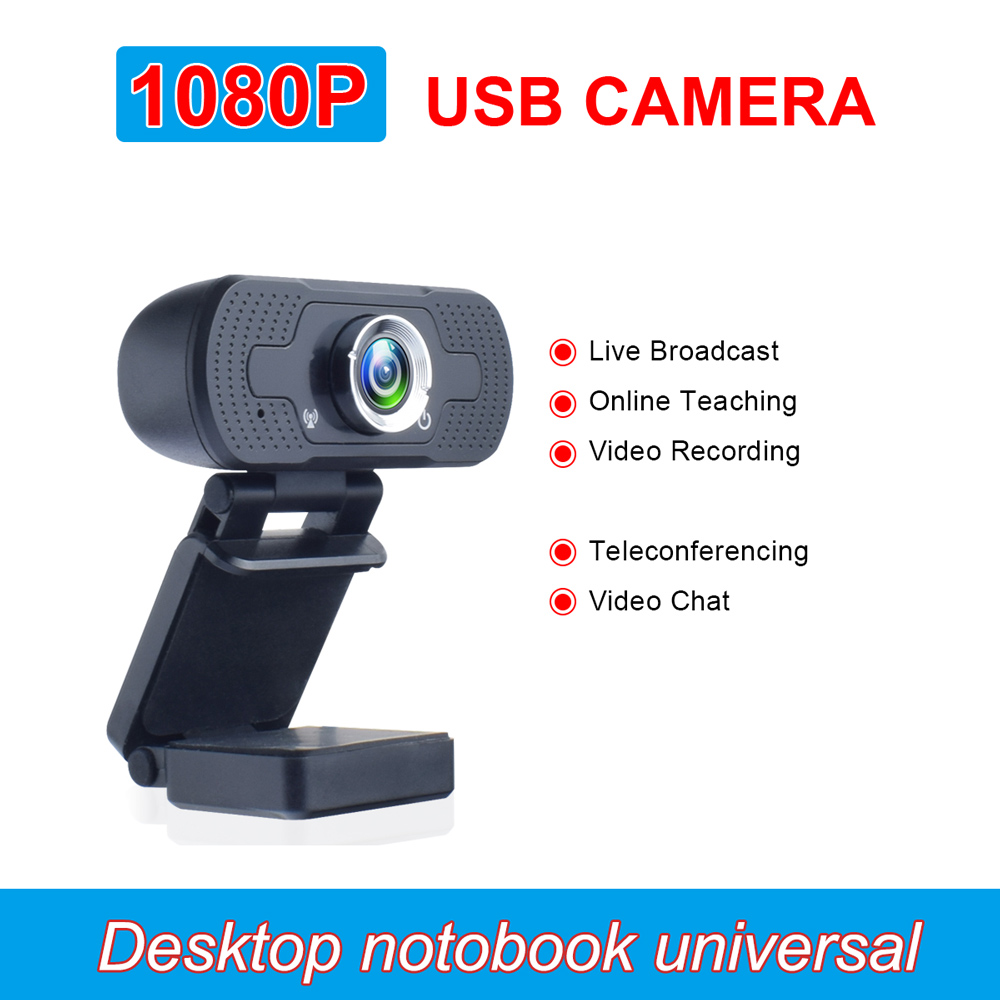 

1080P USB Camera HD Webcam, Digital Video Web Camera, Built-in Microphone USB Computer Camera, For PC Laptop Desktop Web Cam