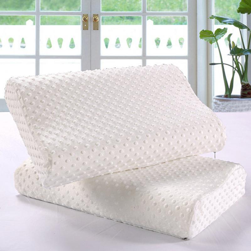 

memory foam pillows,size 40x60cm high quality memory foam Massage bedding pillow,velvet pillow cover detachable pillows