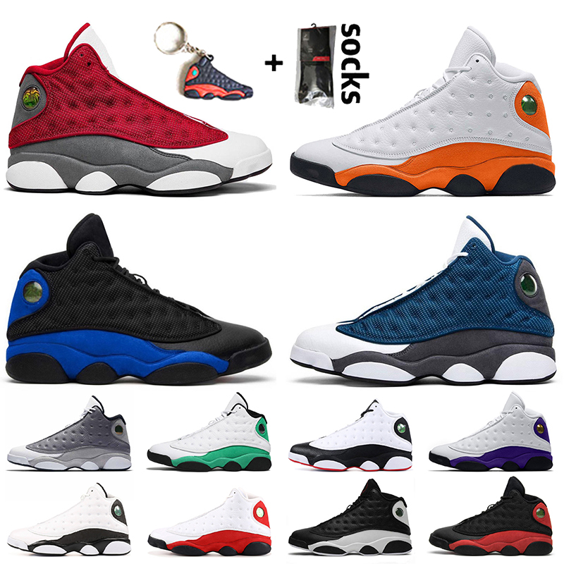 

2021 Top Quality Red Flint Starfish 13s Women Mens Trainers Basketball Shoes Jumpman 13 Flint Hyper Royal He got game Chicago Mens Sneakers, #8 court purple 40-47