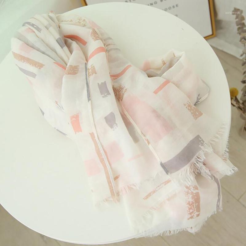

Bandana Scarves Women Autumn Winter Boho Beach Shawl Girls Elegant Ladies Casual Long Soft Wrap Scarf1