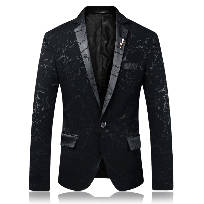 

2021 New Tang Male Spring Jacket Fashions of Men Casual Trade Fine Fit Dress Ball Blazer Men's Blazers R54K, Blue