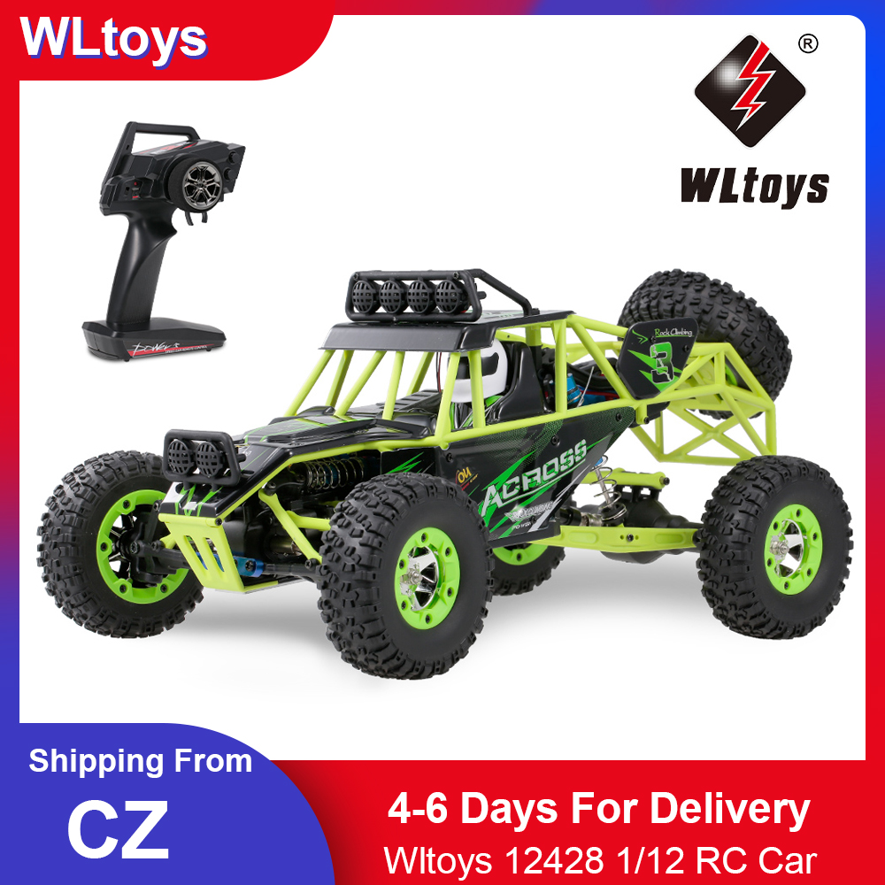 

Wltoys RC Car 2.4G 4WD Electric Brushed Racing Crawler RTR 50km/h High Speed RC Off-road Car Remote Control Car Toys