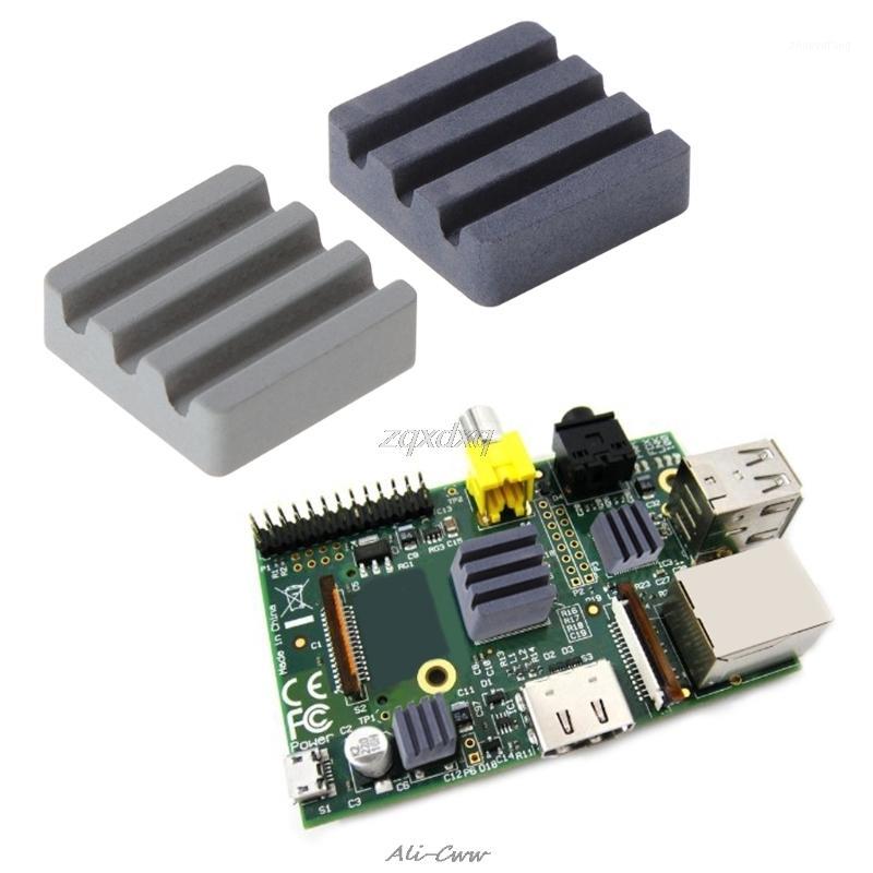

Heat Sink Ceramic Heat Sinks 15*15*5 mm CPU Cooling Heatsink dissipador for Pi Raspberry Pi 2 B/B+ AUG_22 Dropship1