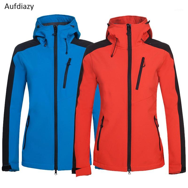 

Aufdiazy Women's Winter Softshell Fleece Jackets Warm Outdoor Sportswear Hiking Camping Skiing Female Windbreaker JW0131, Black