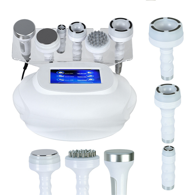 Haute Qualité 6 en 1 Ultrasonic 80k Cavitation radiofréquence RF Vacuum Soins de la peau Massager Minceur Machine