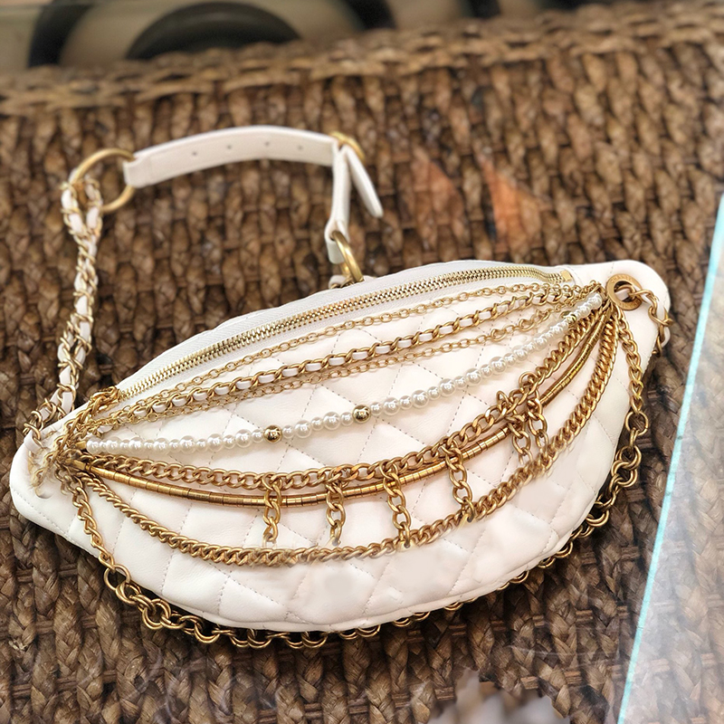 

Latest Style women bags pearls Wear resisting sheepskin Fashionista style Large capacity Genuine Leather Soft pointed fashion bags