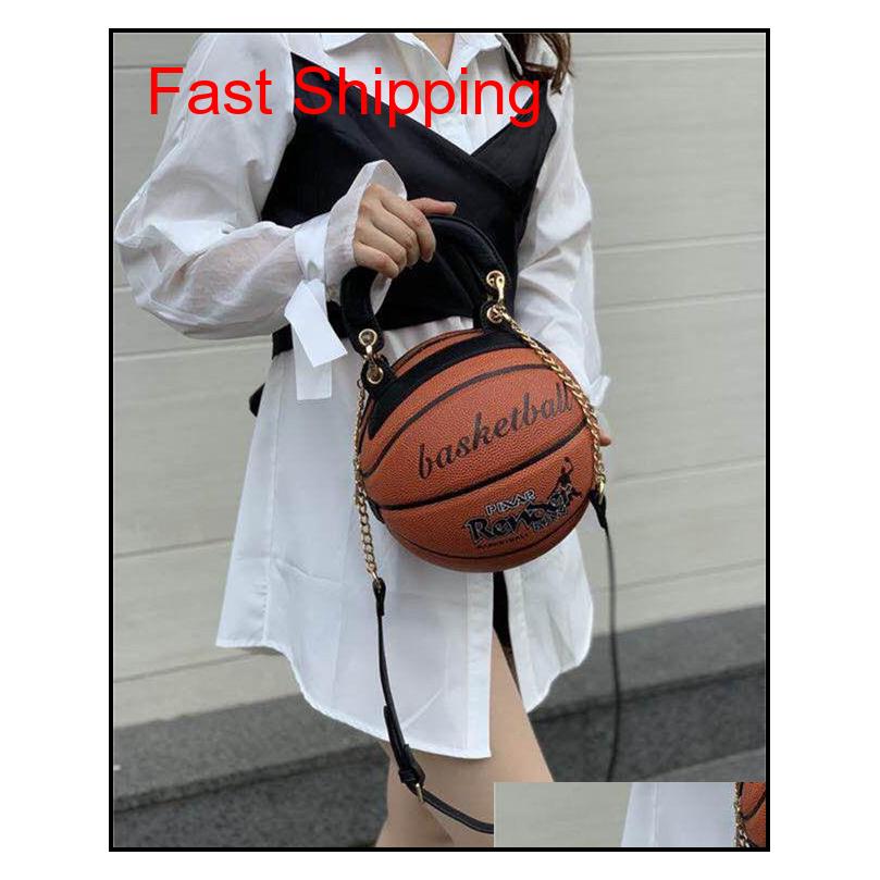 

Basketball Shape Bag Round Shape Bag Fashion Handbag Chain Crossbody Bag Jvmii