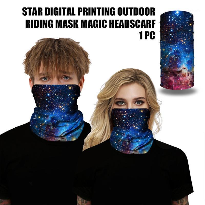 

Starry Sky Print Headband Helmet Liner Neck Gaiter Face Scarf Bandana Hiking Riding Seamless Headwear Outdoor Cycling Balaclava1, As pic