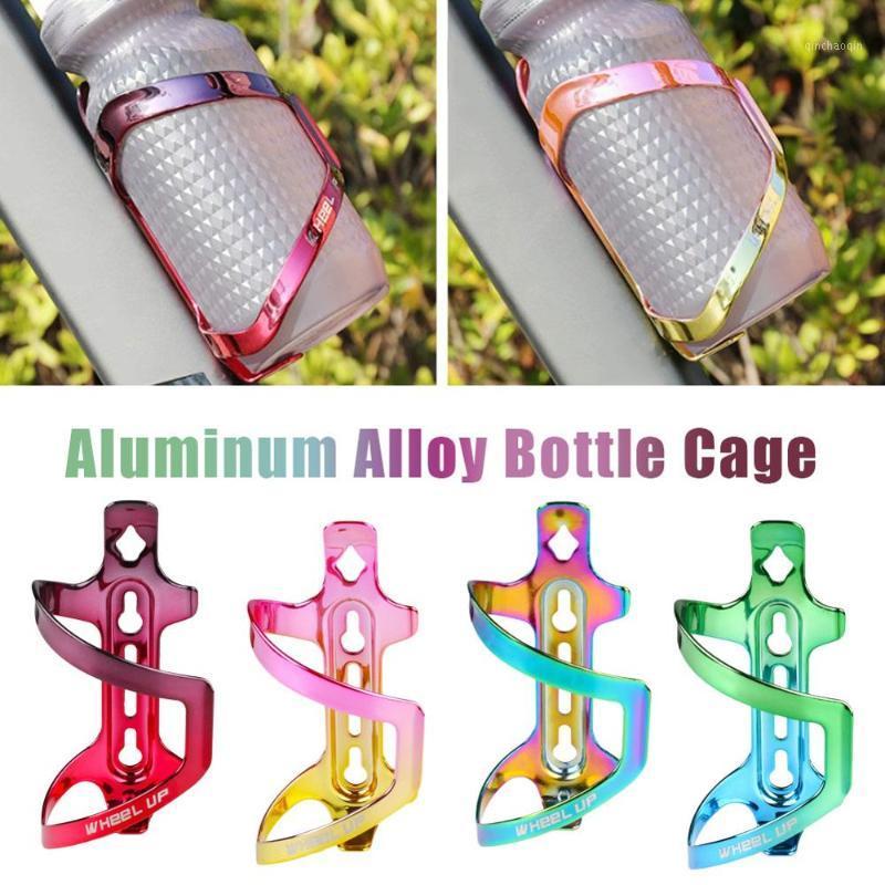 

Bicycle Water Bottle Holder Colorful High Strength Aluminum Alloy Rainbow MTB Road Bike Water Bottle Cage Cycling Accessories1