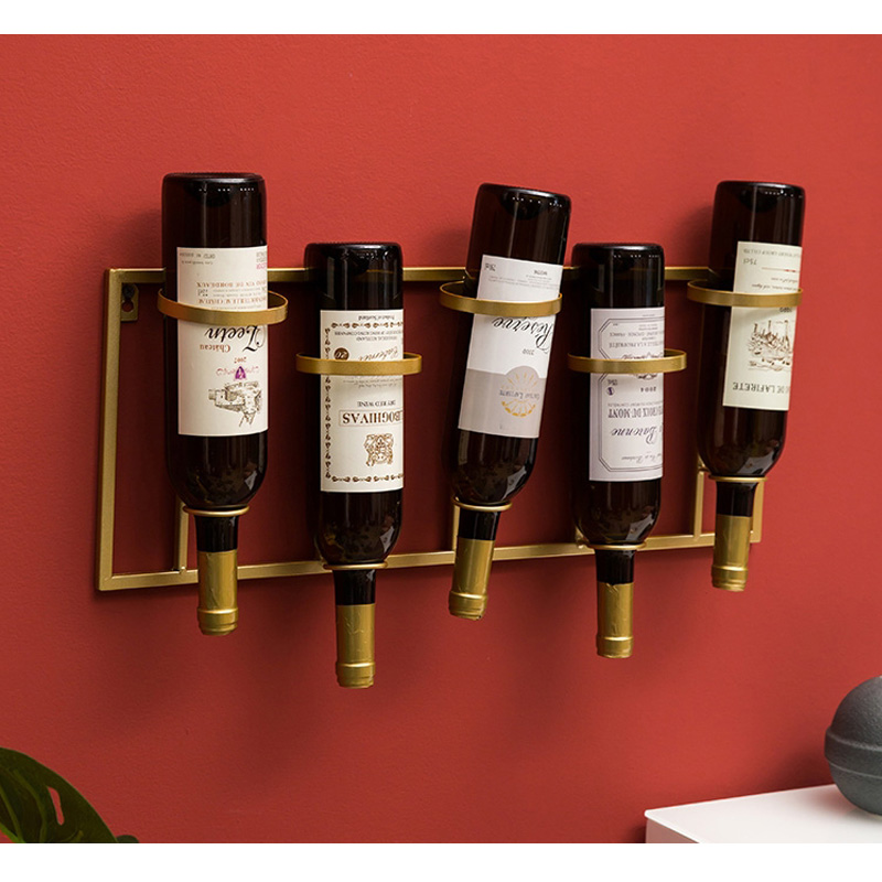 

Modern simple wine shelf wine shelf cabinet household creative wall mounted wine shelf decoration display