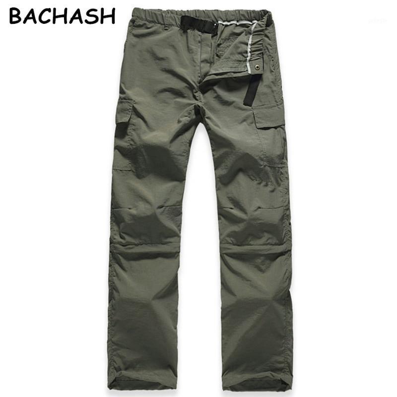 

Men Quick Dry Outdoor Pants Removable Hiking Camping Pants Male Summer Breathable Hunting Climbing Cycling -XXL 3 Color1, Men khaki