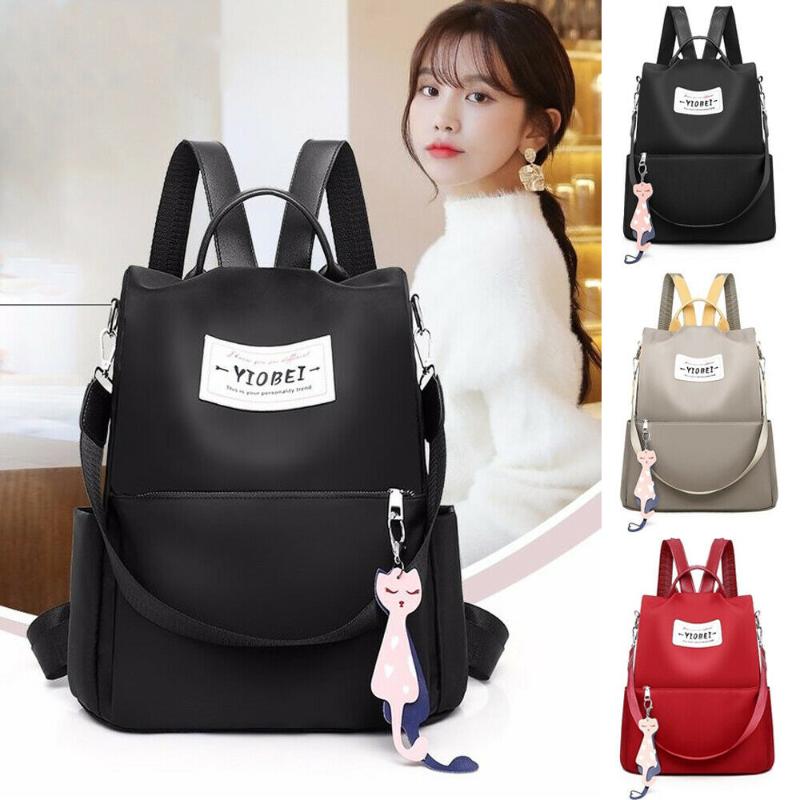 

New Fashion Backpack Womens Multi-function Travel OxfordCloth Satchel School Shoulder Rucksack Bags