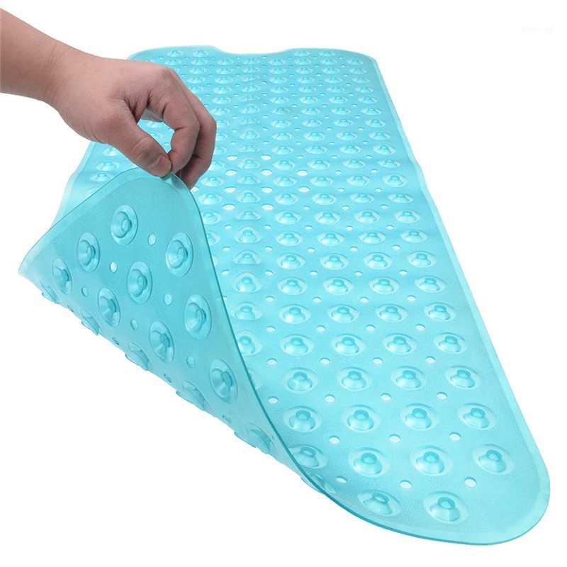 

2020 New Tub Extra Long Non-Slip Mat Bathtub Anti Skid Pads Bathroom Supplies Transparent Bath Floor Bubble Shower Tub Mats1