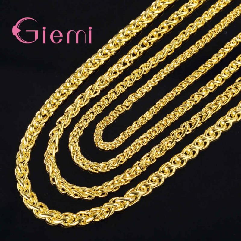 

Unisex Women Men Hip Hop Punk Fashion Gold Long Necklace DIY Chain Charm Cool Jewelry Support Drop Shipping