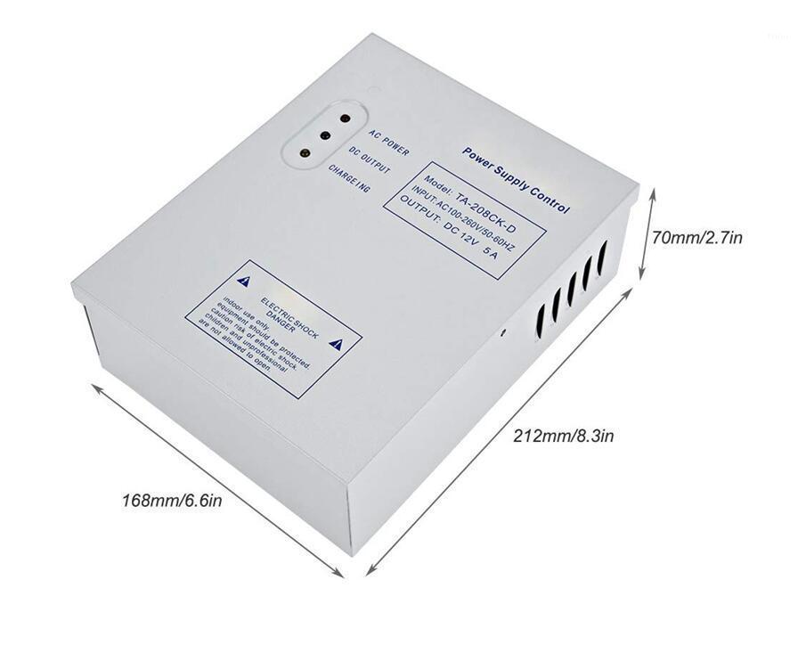 

Door Access Control System Switch Power Supply AC 110~240V Delay Time Max 15 Second Frequency Power DC12V 5A 50W1