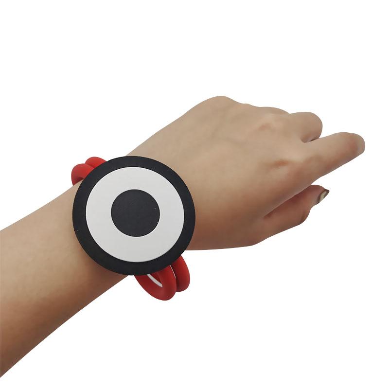 

YD&YDBZ 7 Color Big Round Leather Bracelet For Women Simple Gothic Foam Rubber Statement Bangles Handcrafted Jewelry Accesories