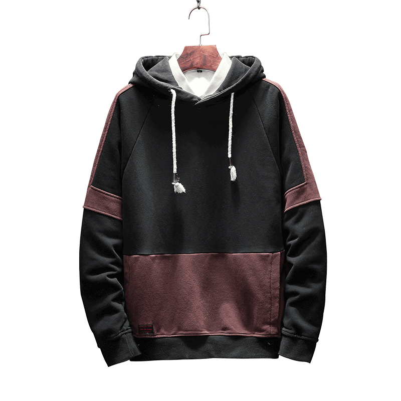 

Hoodies Men big pocket Hooded High Street Pullover Sweatshirt Men Fashion Hip Hop Streetwear Hoodie harajuku, Black