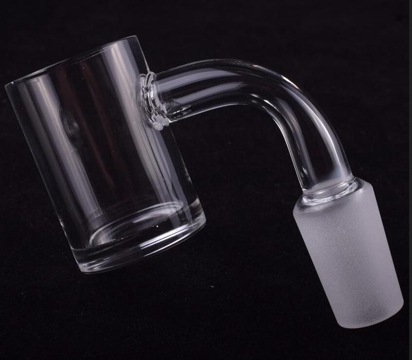 

New 25mm Quartz banger long neck quartz nail Male Female 14mm 18mm frost joint dab bangers for straight tube bong