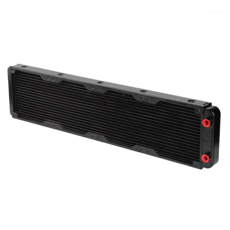 

480Mm 18 Tubes Aluminum Computer Led Cpu Water Discharge Liquid Heat Exchanger G1/4 Thread Radiator Aluminum Straight Cooling (T1