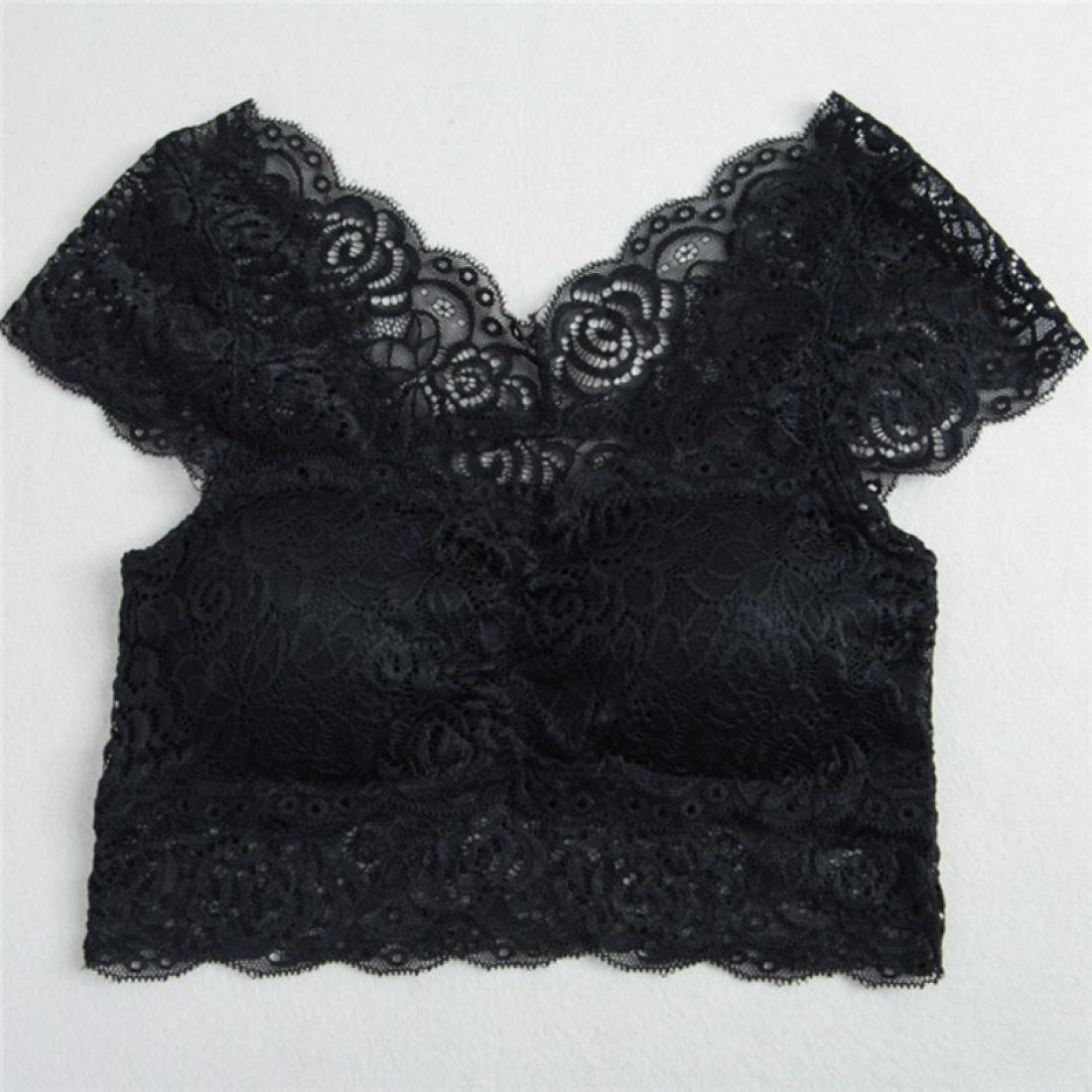 

Lace Tube Top Push Up Bandeau Top Underwear Lingerie Women SizeOne Size
