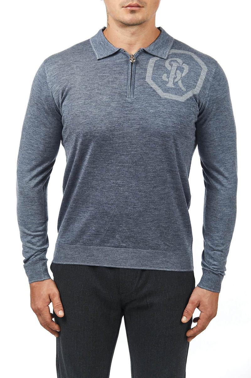 

Sweater cashmere men's 2020 new zipper fashion warm high quality embroidery Navy blue big size 48-58 free shipping