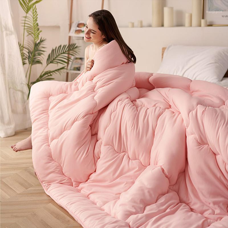 

Twin/Queen/ size cotton patchwork Thicken warm Quilt Duvet Spring&Autumn&Winter Bedroom Blanket quilting Bedding Comforter1, As the picture shows