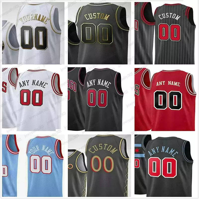 

2021 22 Custom Zach 8 LaVine Basketball Jerseys Nikola 9 Vucevic Demar 11 DeRozan Lonzo 2 Ball Ayo City 12 Dosunmu 0 Coby White Derrick 5 Jones Edition Men Jersey, Colour 8