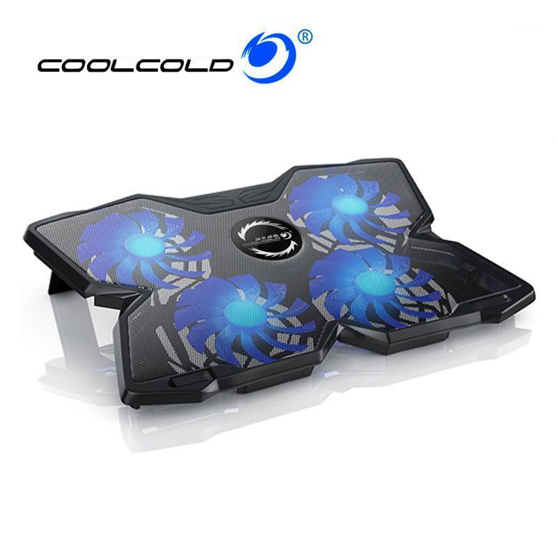 

Laptop Cooler Laptop Cooling Pad Notebook Gaming Cooler Stand with Four Fan and 2 USB Ports for 12-17inch1