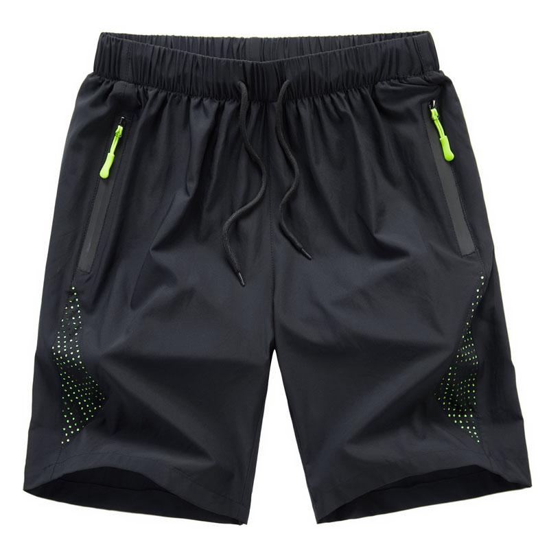 

men's summer new shorts thin sports shorts men's summer quick dry beach pants casual pants loose elastic fashion, Green