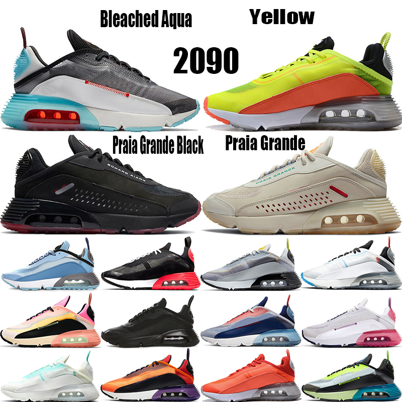 

2090 men women running shoes USA Futurism Sail Magma Orange Fire Pink Be True White Black Lava Glow mens trainers outdoor sports sneakers, 40-45 magma orange