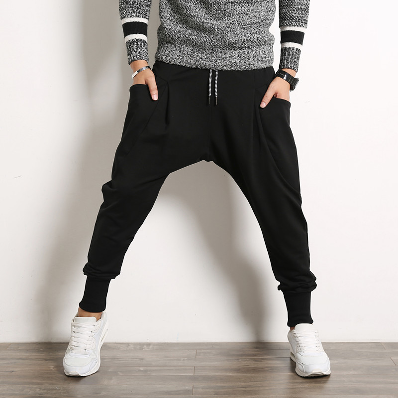 

2021 New Autumn Fashion Casual Pants, the Trend of Large Size Hip-hop Style Harlan Pants Men's Perform Trousers Twm1, Black