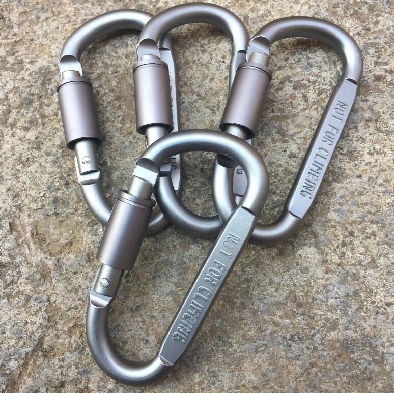 

Large bag D-shaped carabiner high-quality aluminum alloy high-quality aluminum carabiner hook buckle D-shaped quick-hanging buckle Explosion