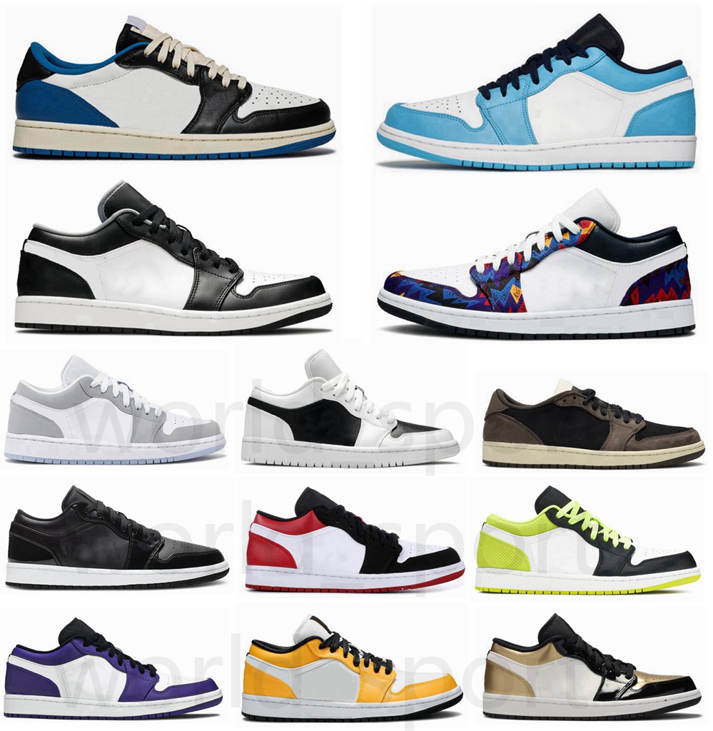 

Top Quality Jumpmans 1S Men Low Basketball Shoes Outdoors 1 OG high UNC University Blue Shadow Hyper Royal Obsidian Chicago phantom gym red women size 36-45, 47