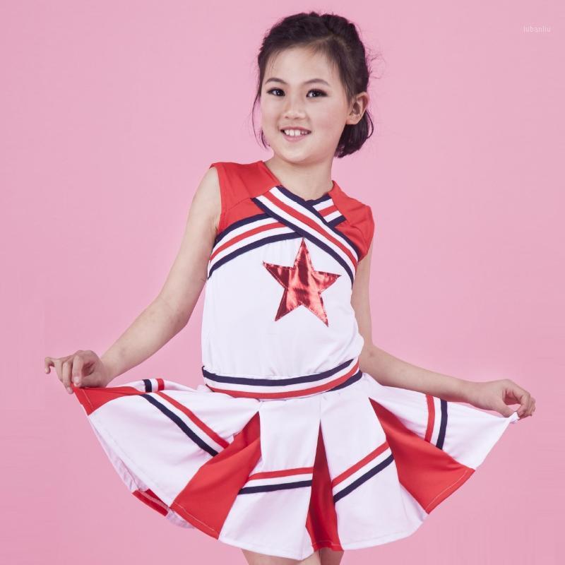 

Jazz For Girls Cheerleading Costume Children Hip Hop Kids Street Dance Clothing performance Jazz For Girls Cheerleading Costume1